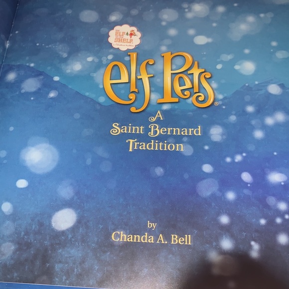 The Elf on the Shelf: A Christmas Tradition Elf Pets St. Bernard book - Picture 3 of 3